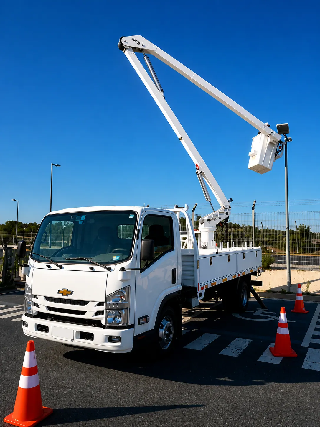 Camión alza hombre dieléctrico